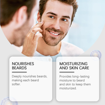 Αιθέριο έλαιο περιποίησης γενειάδας για άνδρες, άρωμα σανδαλόξυλο, θρεπτικό και ενυδατικό, 360 τεμάχια ανά χαρτόκουτο