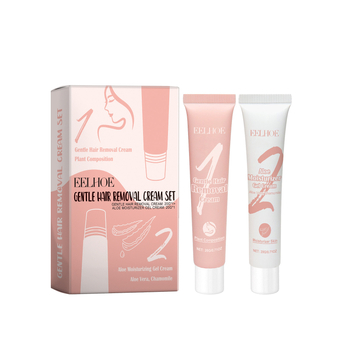 EELHOE Unisex σετ ήπιας ενυδάτωσης αποτρίχωσης – Απομάκρυνση τριχοφυΐας από χείλη, χέρια και μικρή γενειάδα, Κωδ. EE-A05-0691-01