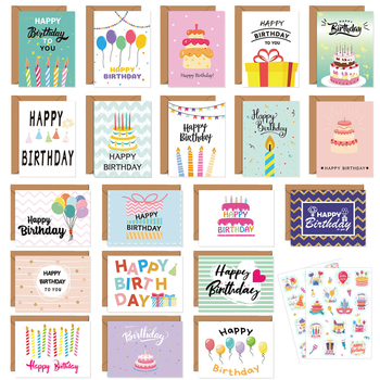 Mo xiao σετ καρτών γενεθλίων – Χαρτί, Εκτύπωση, Απλό Μοντέρνο Στυλ