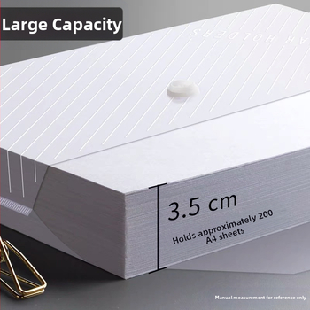 A4 διαφανής αδιάβροχος φάκελος αρχείων με κλείσιμο τύπου snap, μεγάλης χωρητικότητας για έγγραφα γραφείου και εξετάσεις μαθητών, υλικό PP, δυνατότητα λογότυπου