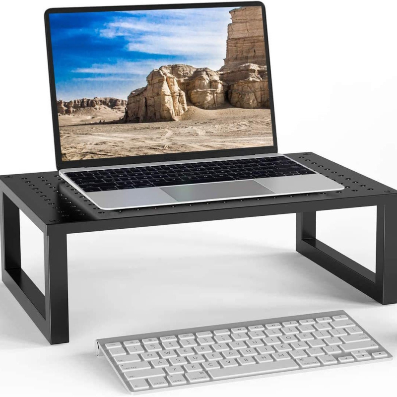 Ανυψωτικό τραπεζάκι για φορητό υπολογιστή και οθόνη, Σιδερένια κατασκευή, Συμβατό με 17 ιντσών φορητό, Μοντέλο T5, Βάρος 1,15 kg, Τύπος γραφείου