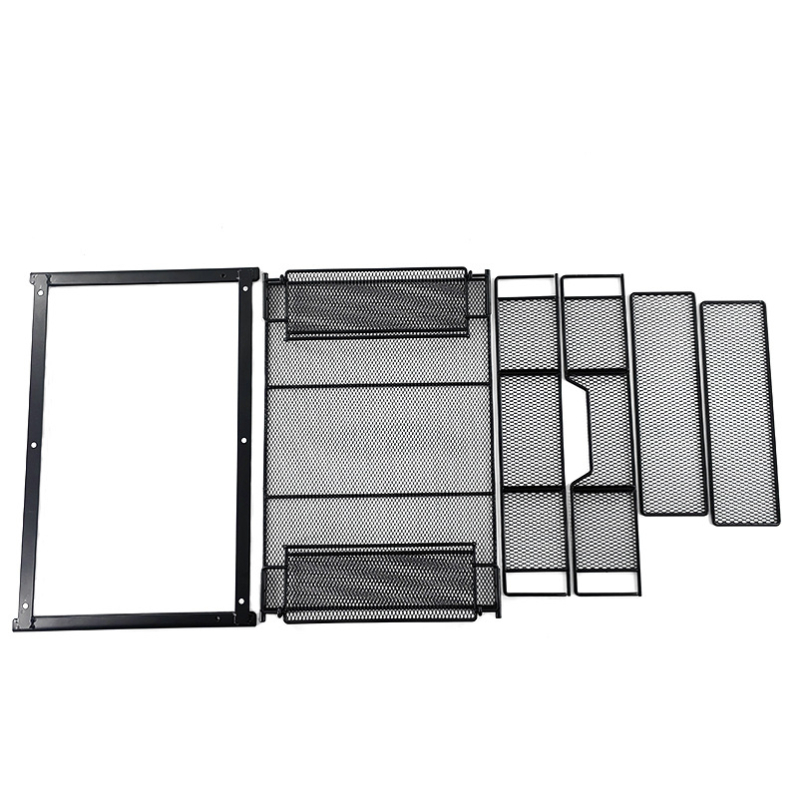 Po stalų laikymo krepšelis iš geležies vielos, modelis LJ00170, šiuolaikinio minimalistinio stiliaus, surinktas, pakuotė 10 vnt.