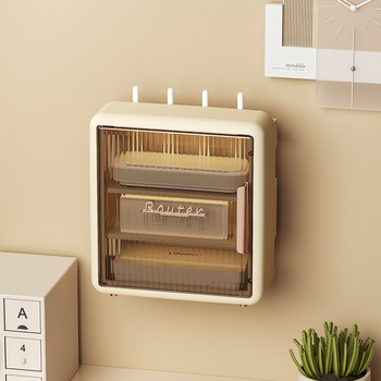 Κουτί αποθήκευσης δρομολογητή, τοίχο-εγκατεστημένο, PP πλαστικό, 2L χωρητικότητα, μοντέλο lyq10001, οργάνωση