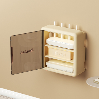 Κουτί αποθήκευσης δρομολογητή, τοίχο-εγκατεστημένο, PP πλαστικό, 2L χωρητικότητα, μοντέλο lyq10001, οργάνωση