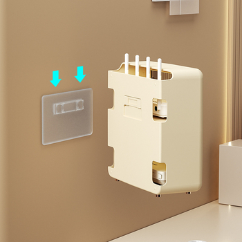 Κουτί αποθήκευσης δρομολογητή, τοίχο-εγκατεστημένο, PP πλαστικό, 2L χωρητικότητα, μοντέλο lyq10001, οργάνωση