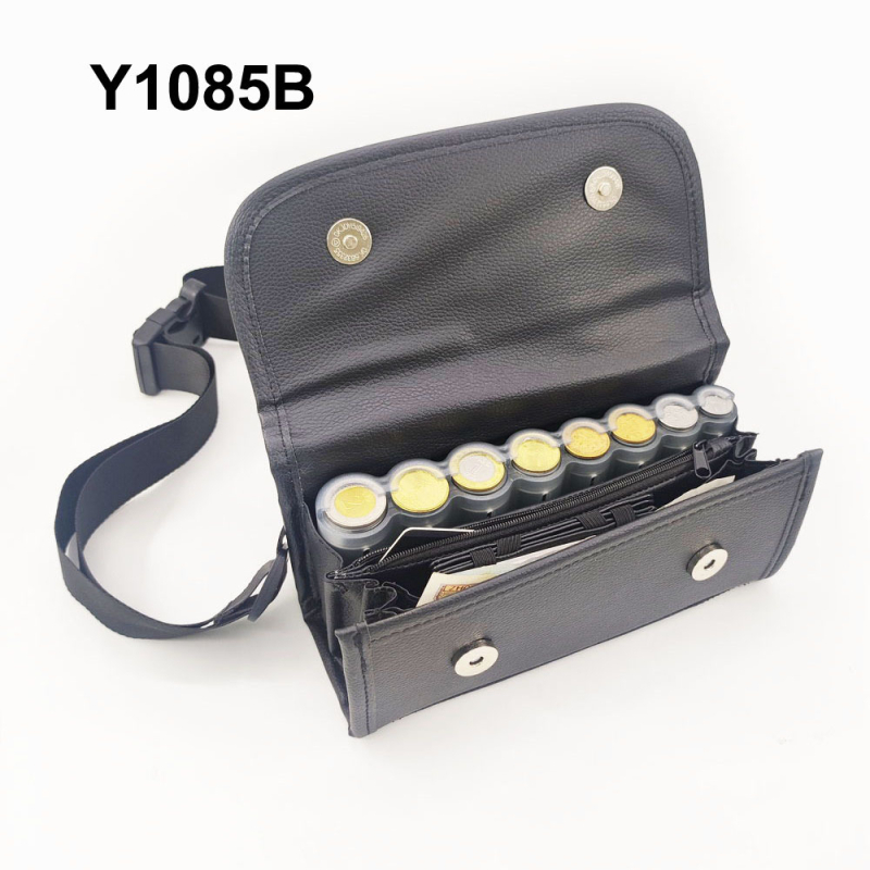 PU odos diržo kišenė monetoms — sporto priedai, vientisos spalvos, pamušalas iš sintetinės odos, unisex