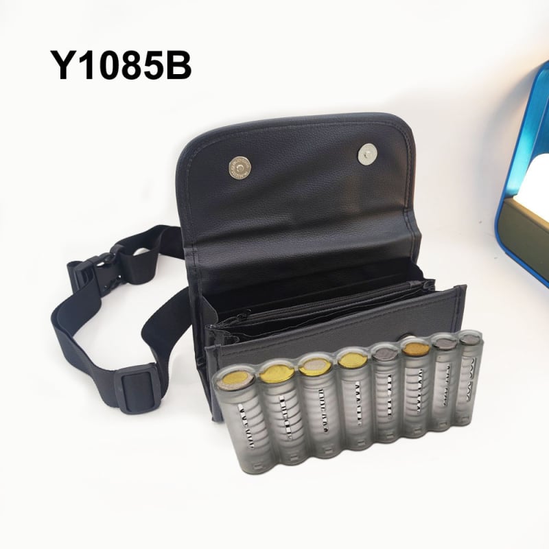 PU odos diržo kišenė monetoms — sporto priedai, vientisos spalvos, pamušalas iš sintetinės odos, unisex