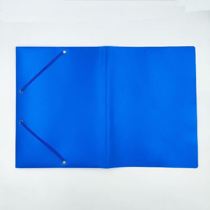 A4 elastīgā mapīte dokumentiem ar salokāmu auklas klipu - Plastmasas materiāls, zīmols Pearl Bird, modelis ZLN-988, drukāts logotips, pielāgošana pieejama