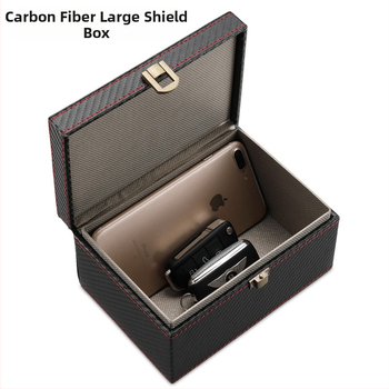 Raktų dėklas iš anglies pluošto, radiacijos apsauga ir RFID anti-skenavimas, nano įdaila