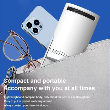 Φορητός έξυπνος προβολέας HY300MINI από την 0001, ισχύς 30W, ανάλυση 480×360, φωτεινότητα 50 ANSI, CCC πιστοποίηση 2022230903001520