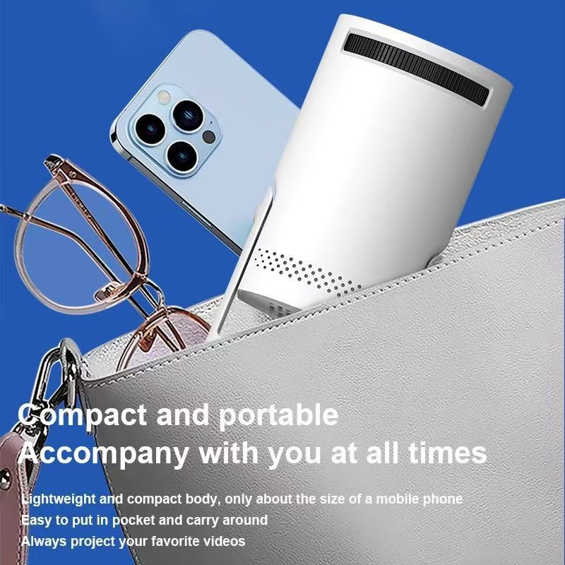 Φορητός έξυπνος προβολέας HY300MINI από την 0001, ισχύς 30W, ανάλυση 480×360, φωτεινότητα 50 ANSI, CCC πιστοποίηση 2022230903001520