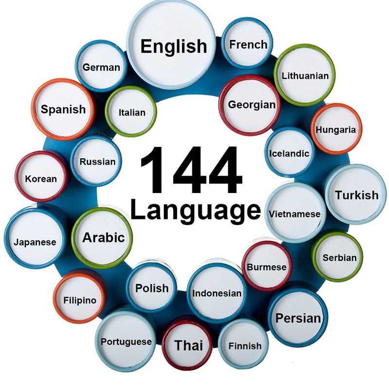 Ακουστικά μετάφρασης φωνής M8, Bluetooth, εμβέλεια 10 μ, φωνητική μετάφραση