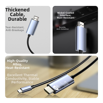 Καλώδιο μετατροπής USB-C σε HDMI με έξοδο 4K60Hz για PC