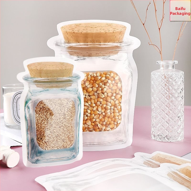 Baifu σακούλες τροφίμων Stand-Up με αυτόματη σφράγιση για μπισκότα, ειδικά σχήματα συσκευασίας τροφίμων, ημερήσια χωρητικότητα 10 τόνους, πιστοποίηση 6288KH