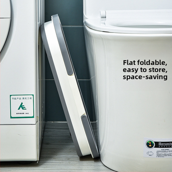 Prijenosna pravokutna kanta za mop s kotačićima, sklopiva, plastična (nezavisna marka; lansirana 2024; težina 720 g)