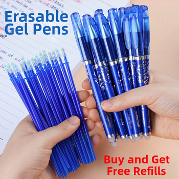 Σετ θερμοδιαγράψιμων στυλό σε κουτί με μοτίβο πορσελάνης, μάρκα Cute pai, πλασική θήκη, διαγράφονται.