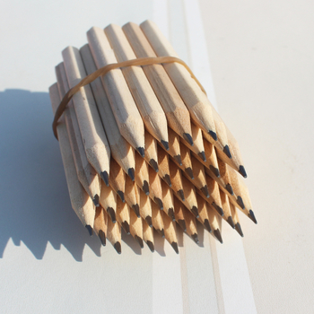 Mediniai pieštukai su dauggalviu dizainu ir suderinamumu su konstruktorių blokais