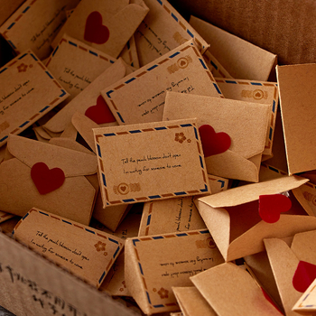 Σετ μίνι γραπτών αγάπης με φακέλους εξομολόγησης, σε στυλ φακέλου, προσαρμόσιμο, ιδανικό δώρο για την Ημέρα του Αγίου Βαλεντίνου