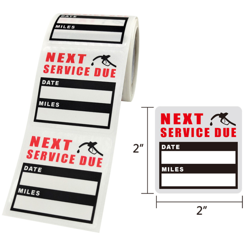 Canyon etichetă de întreținere a mașinii cu dată de întreținere și kilometraj – imprimare, stil Nordic wind, greutate 65 g