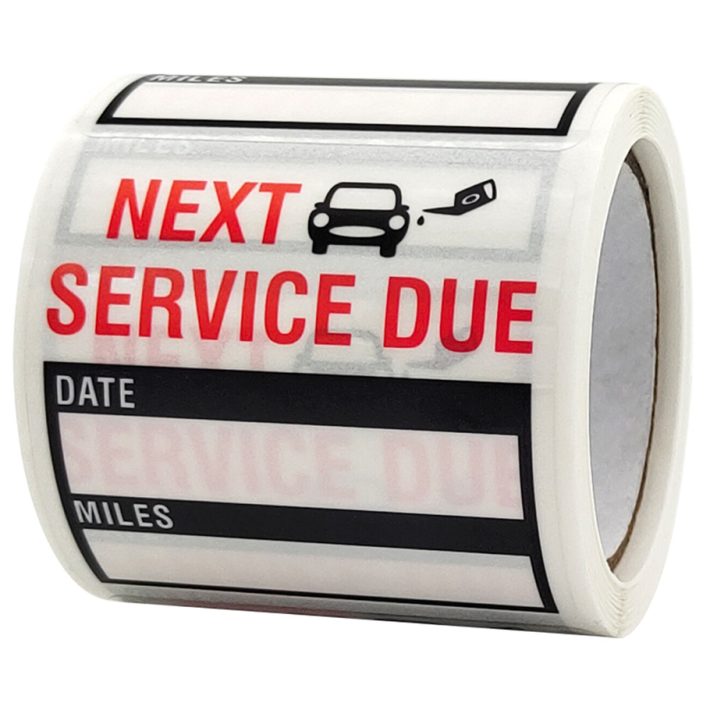 Canyon etichetă de întreținere a mașinii cu dată de întreținere și kilometraj – imprimare, stil Nordic wind, greutate 65 g