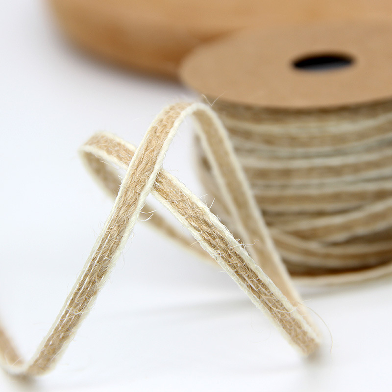Ekološki prihvatljivo konopno vlakno sa mješovitim bojama, 0,5 cm, za nakit i minimalistan kućni dekor
