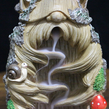 Горелка за тамян с обратен поток – дървоподобно лице, смолна декоративна фигура за дома; материал: синтетична смола; категория: смолни занаяти; IP разрешение: да; IP номер: 2024-F-00323808