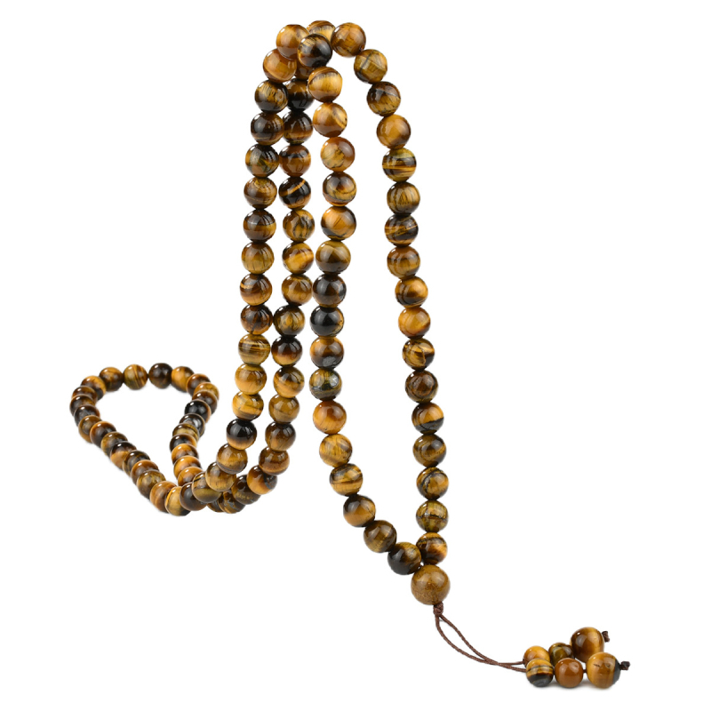 Βραχιόλι από Μάτι Τίγρης, Unisex, Χειροποίητο, Γεωμετρικός Σχεδιασμός, 99 Χάντρες