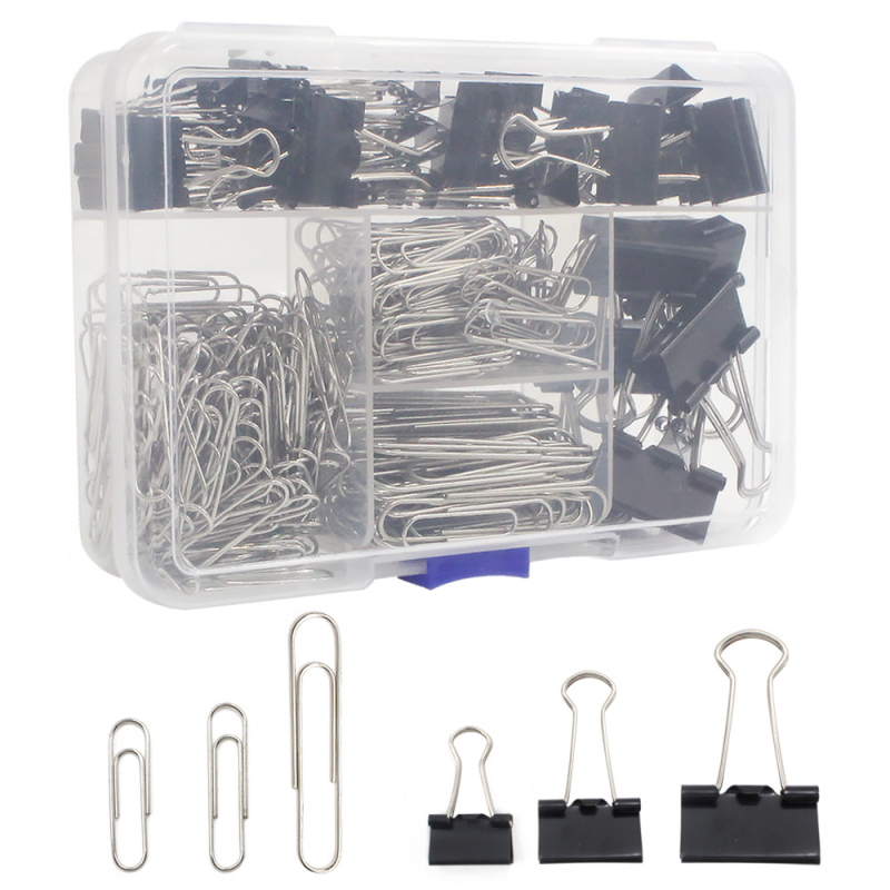 Da You set minimalist de clipuri de birou – include clipuri pentru documente, clipuri cu coadă lungă, clipuri pentru bilete și clipuri de hârtie; 90 bucăți, greutate brută 273 g