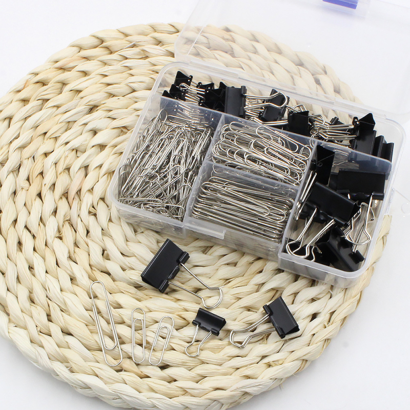 Da You set minimalist de clipuri de birou – include clipuri pentru documente, clipuri cu coadă lungă, clipuri pentru bilete și clipuri de hârtie; 90 bucăți, greutate brută 273 g