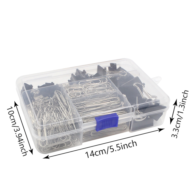 Da You set minimalist de clipuri de birou – include clipuri pentru documente, clipuri cu coadă lungă, clipuri pentru bilete și clipuri de hârtie; 90 bucăți, greutate brută 273 g