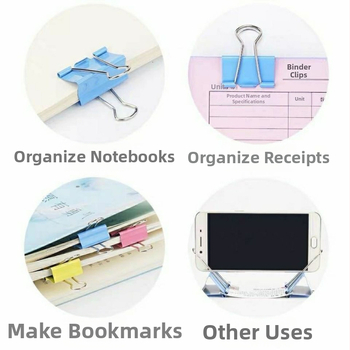 Έγχρωμος κλιπ για έγγραφα με μακριά ουρά – είδη γραφείου, χωρίς εισαγωγή, μάρκα Άλλο
