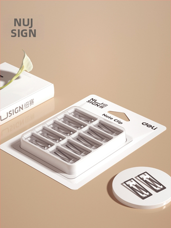 nusign μεταλλικοί συνδετήρες χαρτιού, παχύτεροι και φαρδύτεροι, σετ 10