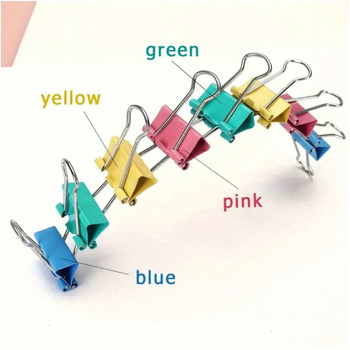 Γωνιακό μεταλλικό κλιπ γραφείου για έγγραφα