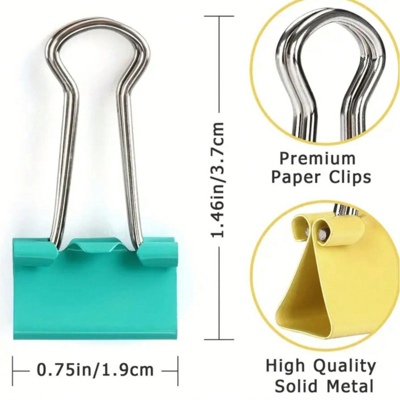 Metāla stūrklips biroja dokumentiem