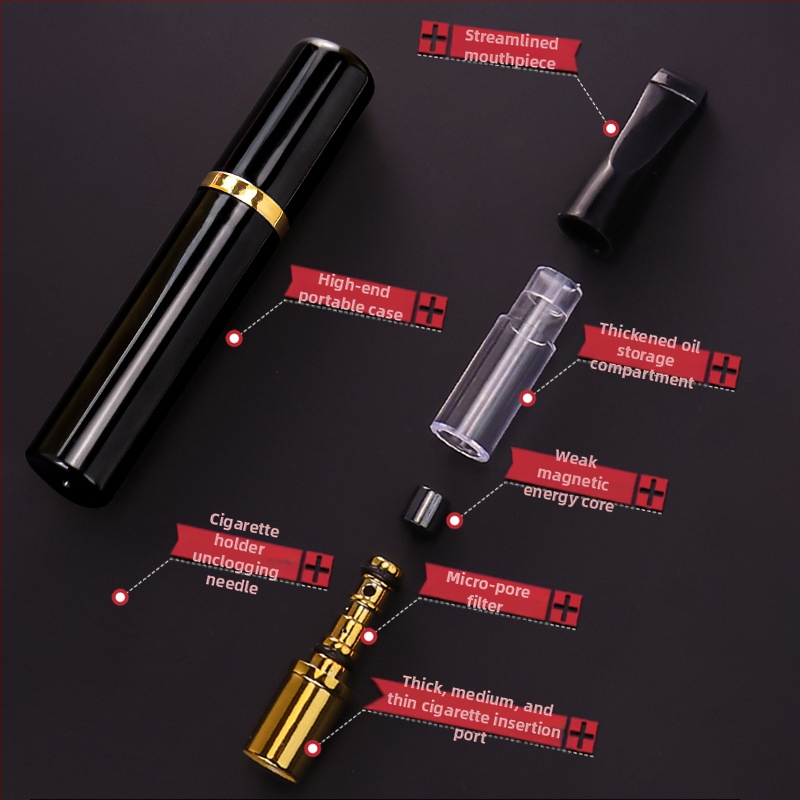 Earl gray YJ175 mazgājamais filtrējošais mutes gals cigaretēm – plastmasa, atkārtoti lietojams, 600 gab./kaste