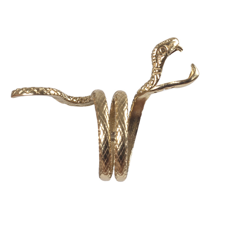 Δαχτυλίδι καπνίσματος-κρατητήρας με σχέδιο φιδιού — διακοσμητικό αξεσουάρ καπνίσματος, στυλ Εθνικός Άνεμος, μοντέλο 030-1, συσκευασία 400 τεμάχια