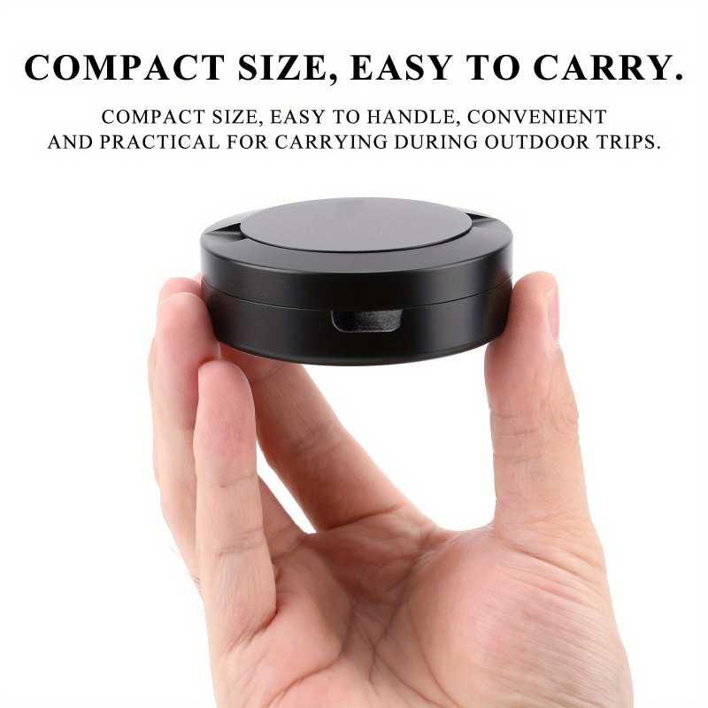 Cutie snuff din aliaj de aluminiu, cu strat simplu și dublu, cataramă, depozitare manuală cu utilizare dublă