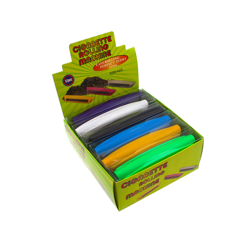 Πλαστική μηχανή κύλισης τσιγάρων, χειροκίνητη, κωνική, ανθεκτική στον άνεμο, με εκτύπωση λογοτύπου, προσαρμόσιμη, κατάλληλη για δώρο