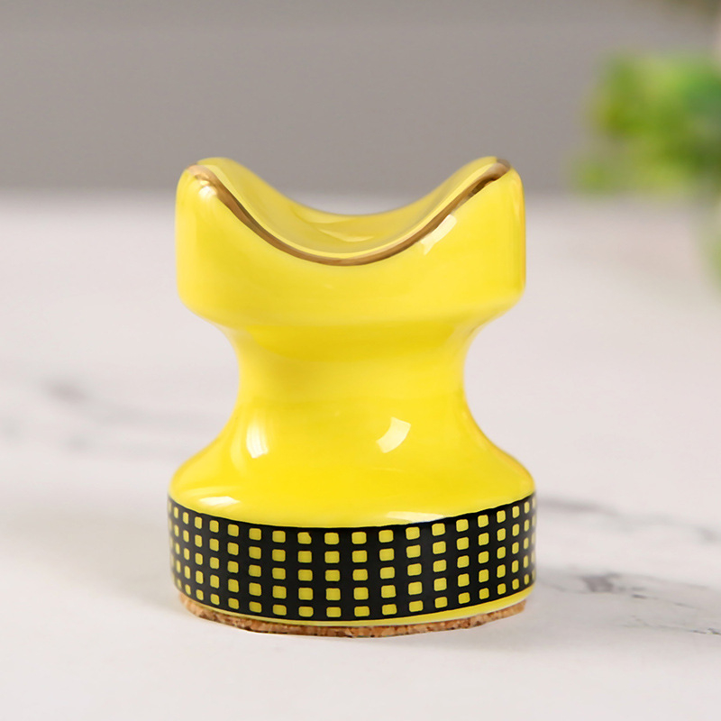 Керамичен държач за пури и пепелник — портативен мини, персонализируем, марка Trillions, стил корейски, ръчна изработка