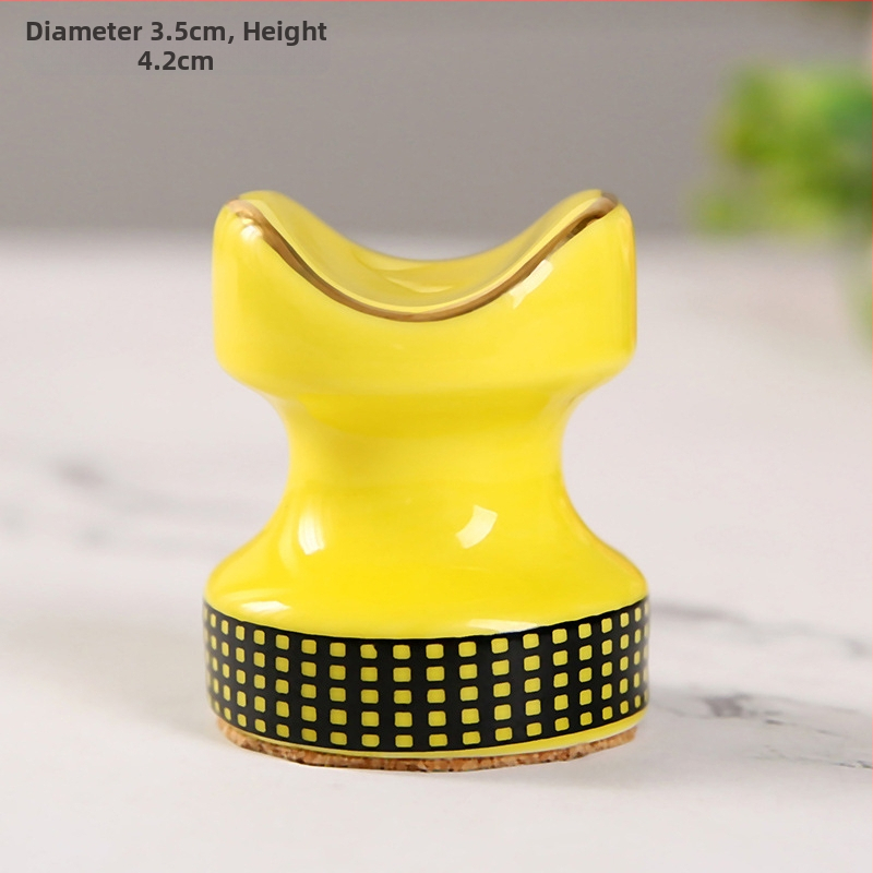 Керамичен държач за пури и пепелник — портативен мини, персонализируем, марка Trillions, стил корейски, ръчна изработка