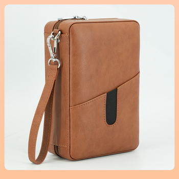 Θήκη πούρων με φερμουάρ, κεδρυο ξύλο, επαναχρησιμοποιήσιμη, δυνατότητα εκτύπωσης λογότυπου, προσαρμογή