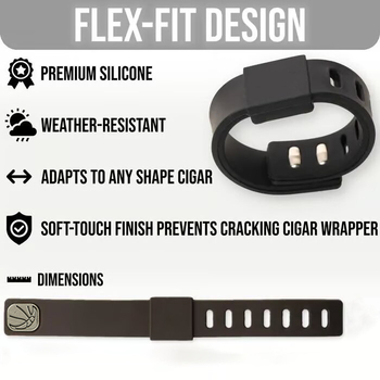 Магнитен клип за пури, пластмасов, минималистичен дизайн