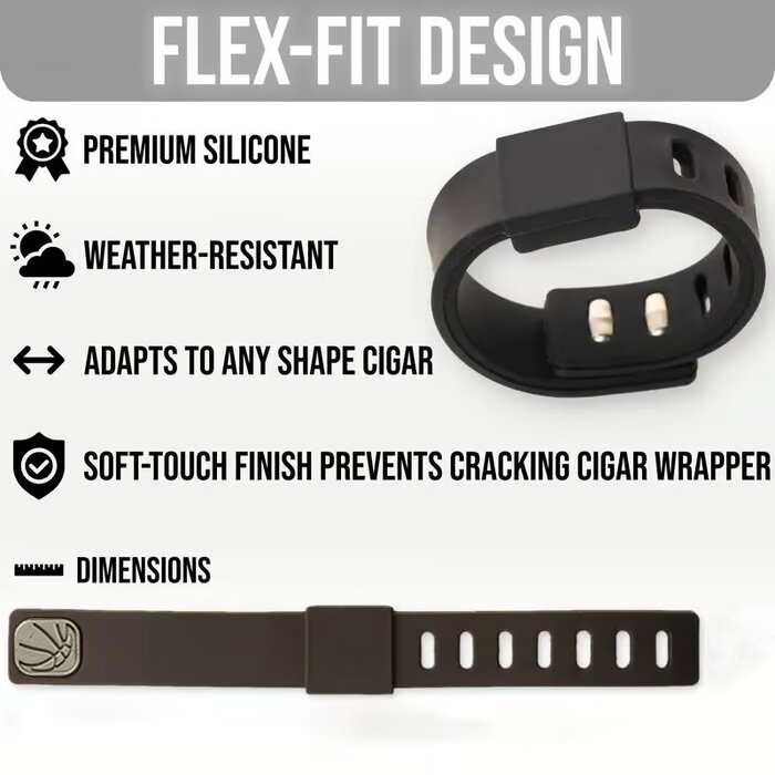 Магнитен клип за пури, пластмасов, минималистичен дизайн