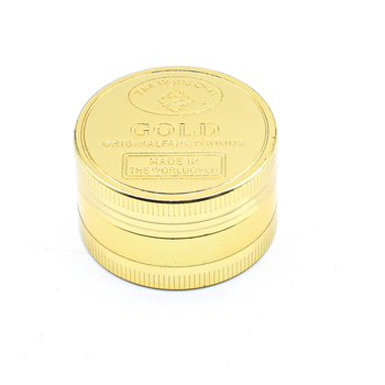 HX μεταλλικός γκριντέρ για καπνό με τέσσερα επίπεδα από κράμα ψευδάργύρου, με προσαρμοσμένο λογότυπο, συσκευασία 144 τεμάχια