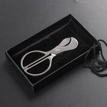 Κουτί δώρου για αξεσουάρ καπνίσματος με καπάκι που ανοίγει — μαχαίρι για πούρες, ψαλίδι για πούρες, αναπτήρας, αποθήκευση, δυνατότητα προσαρμογής λογότυπου