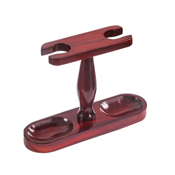 Διπλός ράφι-στήριγμα για πίπες με βάση από μασίβ ξύλο – αποθήκευση και έκθεση, δυνατότητα προσαρμογής, ιδανικό δώρο