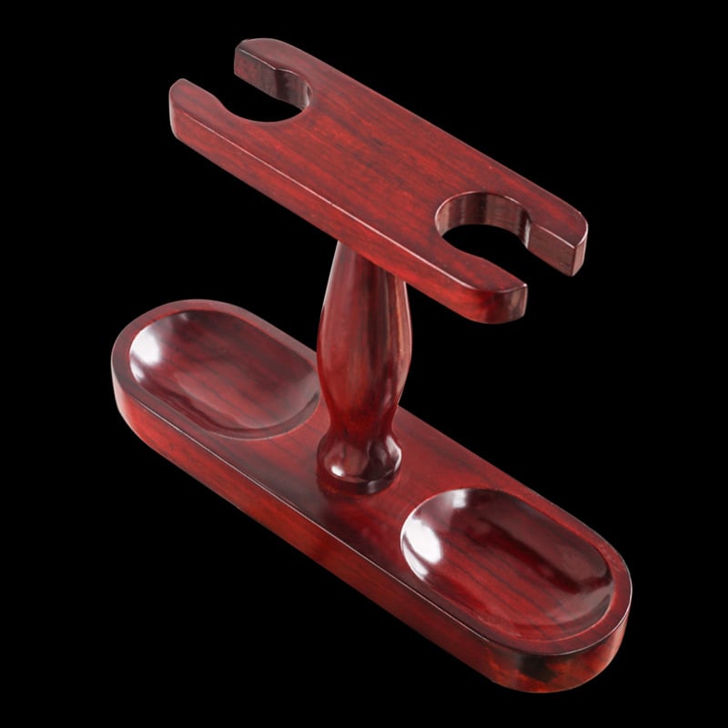 Divdaļīgs pīpes statīvs ar cietu koksni, uzglabāšanai, pielāgošana pieejama, ideāls dāvanai