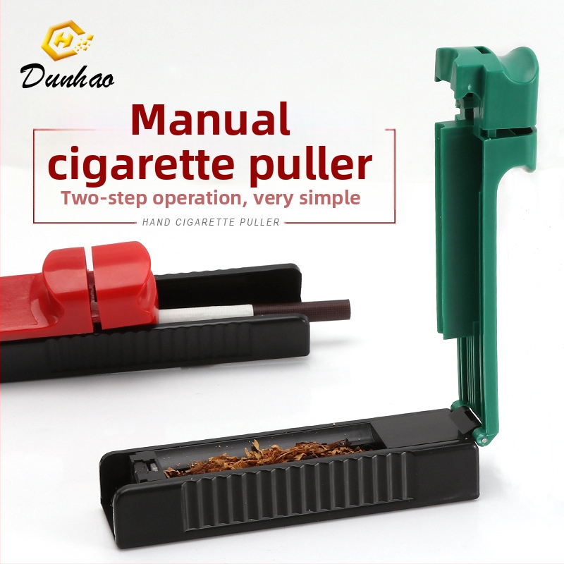 Ръчен дърпач за цигари, пластмасова конструкция, преносим и лесен за употреба, DIY уред за свиване на цигари