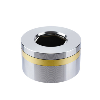 Τασάκι από ανοξείδωτο χάλυβα 304 με περιστρεφόμενο σχεδιασμό, υψηλής ποιότητας, εκτύπωση λογότυπου, κατάλληλο για ξενοδοχεία και γραφεία