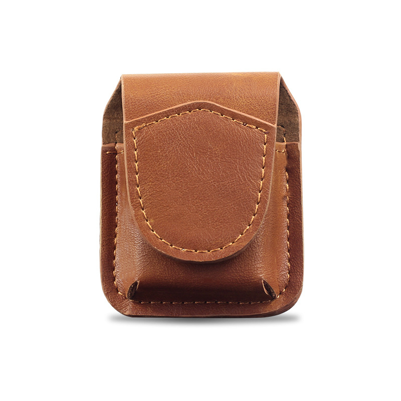 CAIUL θήκη προστασίας για αναπτήρα από PU, με βελούδινο εσωτερικό και επεξεργασία με λαδωμένες άκρες – μοντέρνος μινιμαλιστικός σχεδιασμός